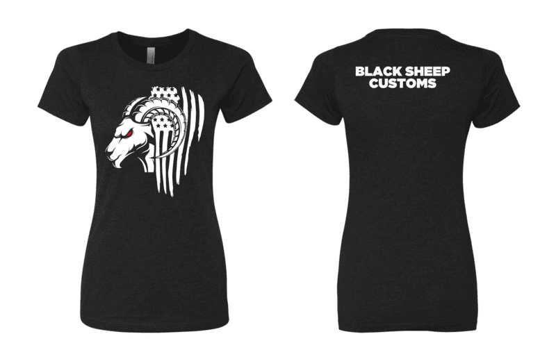 Women's Black Sheep Customs Tee Shirt