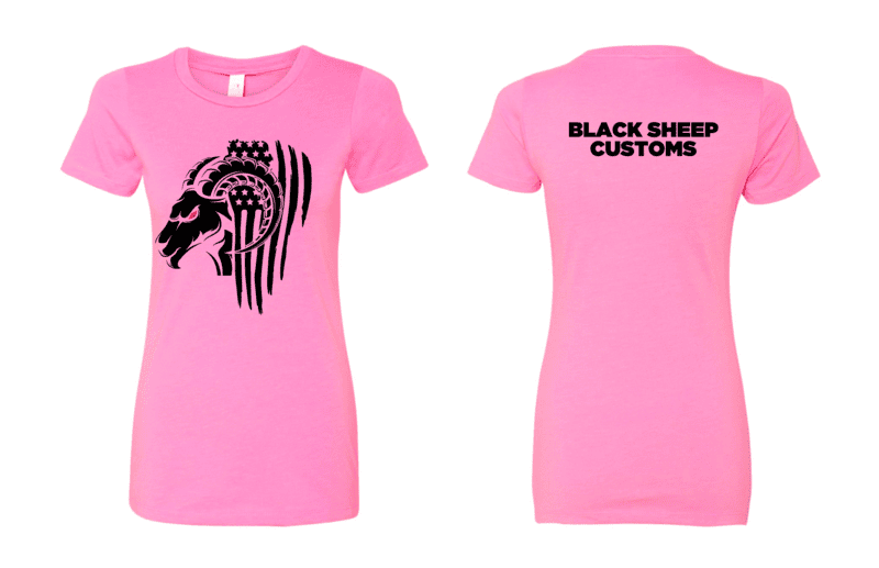 Women's Black Sheep Customs Tee Shirt