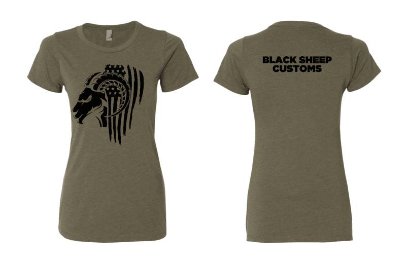 Women's Black Sheep Customs Tee Shirt