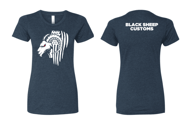 Women's Black Sheep Customs Tee Shirt