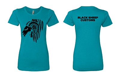 Women's Black Sheep Customs Tee Shirt